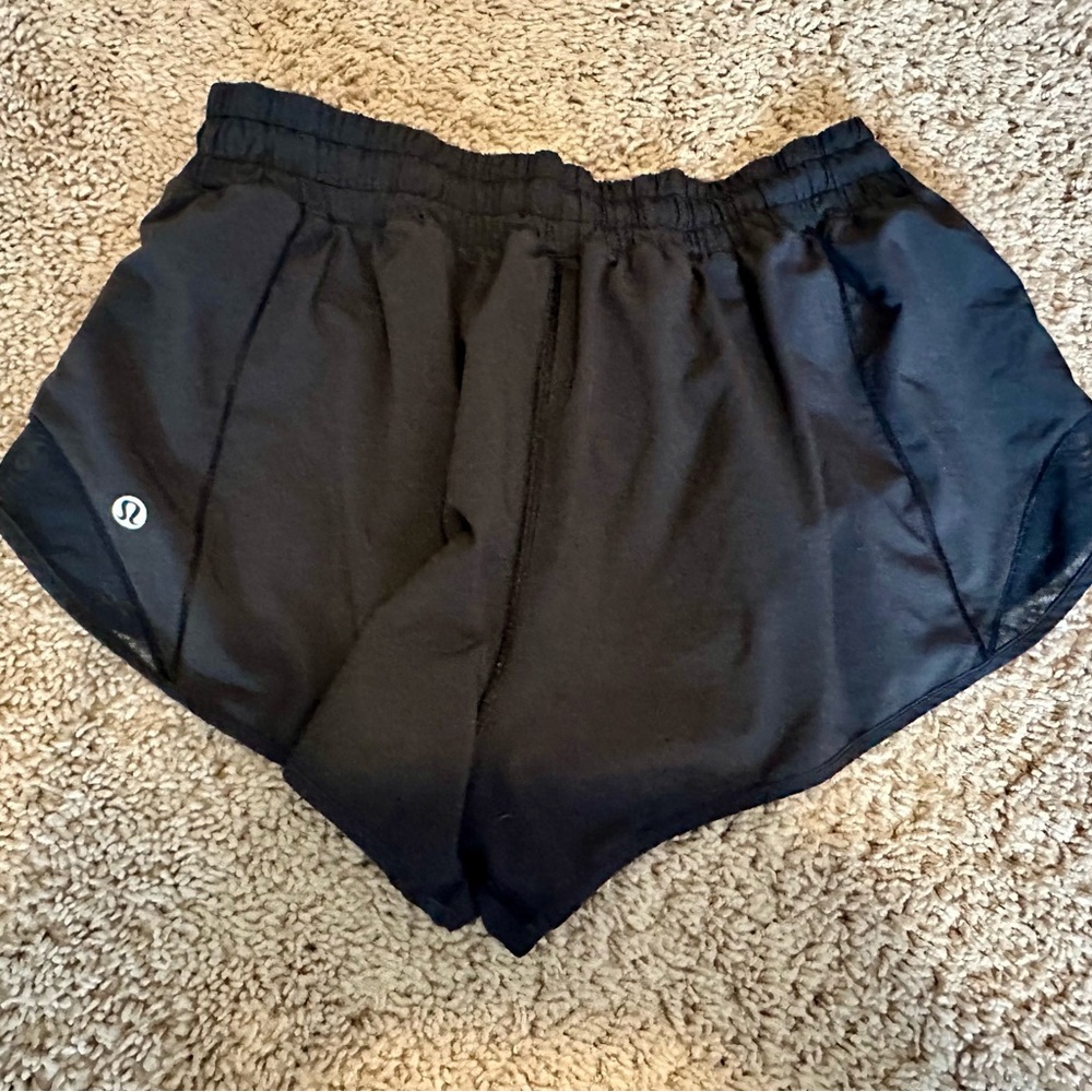 lululemon athletica Black Athletic Shorts Lightweight Performance size 10